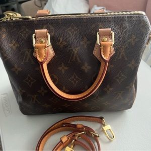 Louis Vuitton used Speedy 25 bag with Crossbody Strap